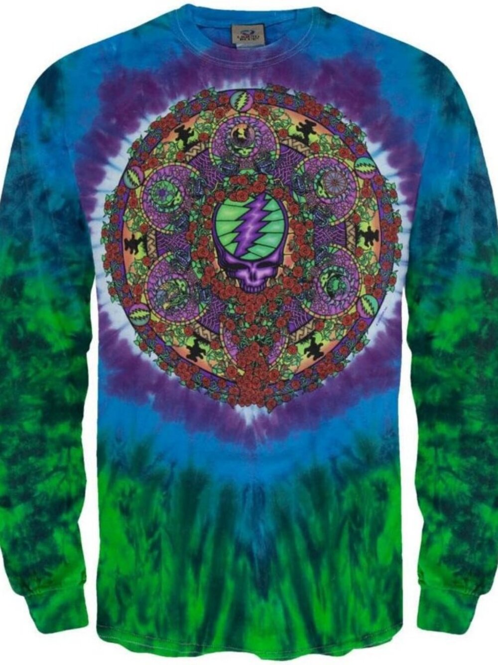 Men's Grateful Dead Celtic Mandala Long Sleeve Tee - Vintage Style, Soft Cotton